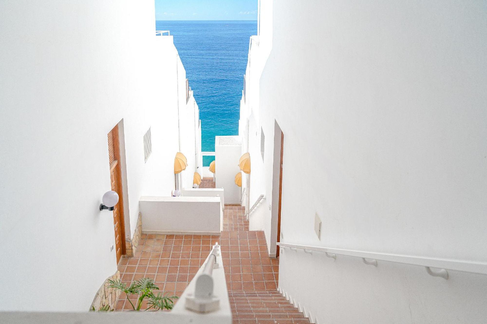 阿坎提拉德洛斯基Blue Haven - Ocean View Penthouse With Jacuzzi And Pool公寓 外观 照片